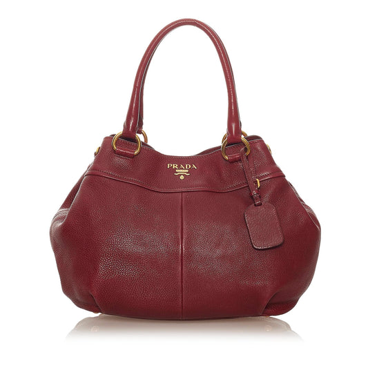 Prada Leather Tote Handbag Style 6 - Rovelle Bags
