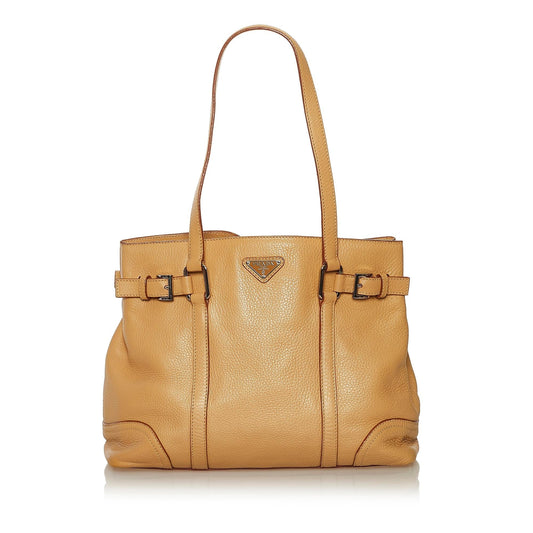 Prada Leather Tote Handbag Style 4 - Rovelle Bags