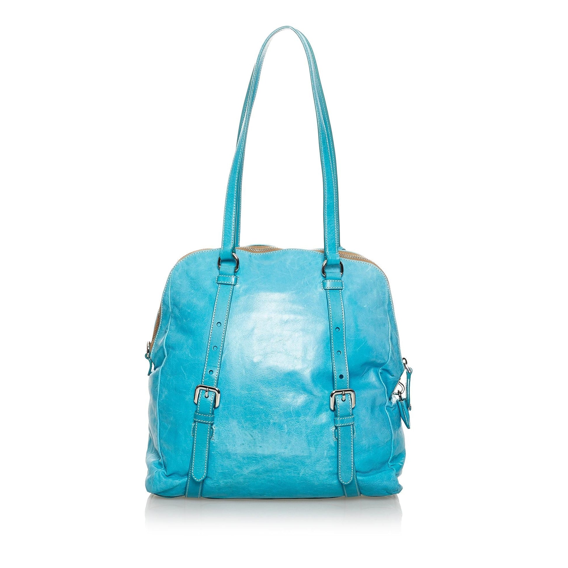 Prada Leather Tote Handbag Style 3 - Rovelle Bags