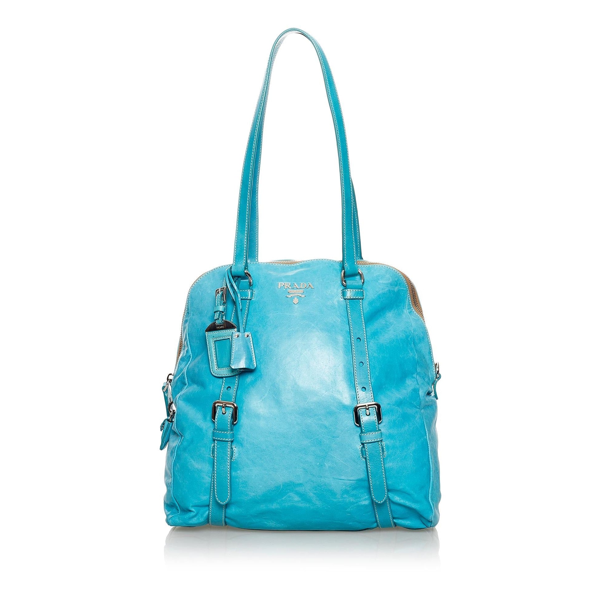 Prada Leather Tote Handbag Style 3 - Rovelle Bags