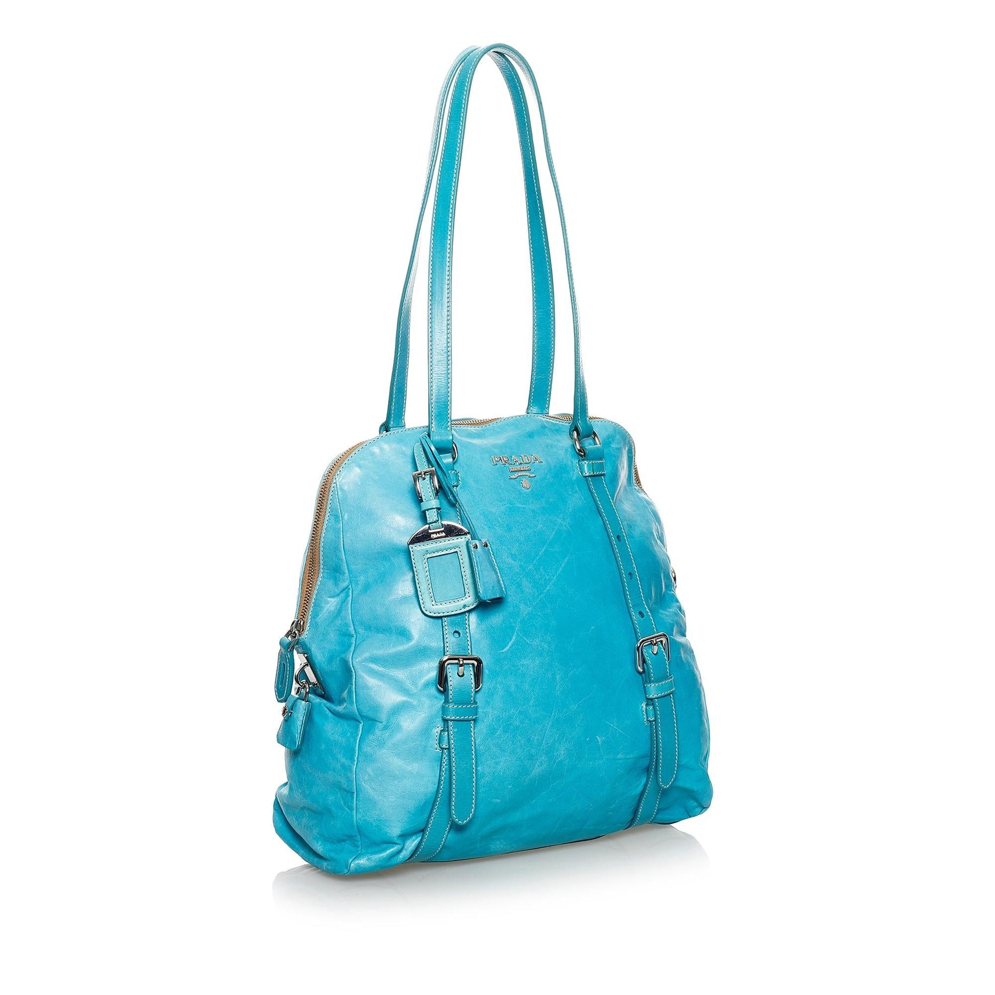 Prada Leather Tote Handbag Style 3 - Rovelle Bags
