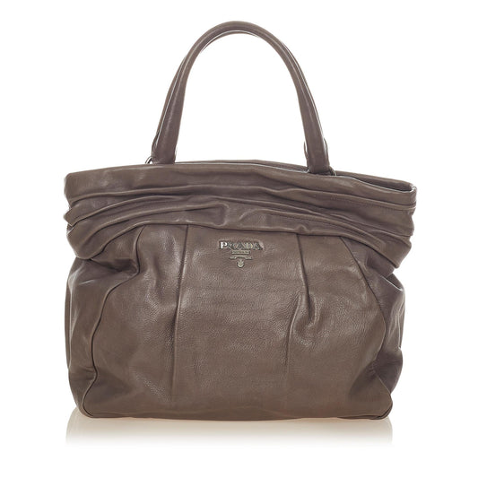 Prada Leather Tote Handbag Style 2 - Rovelle Bags