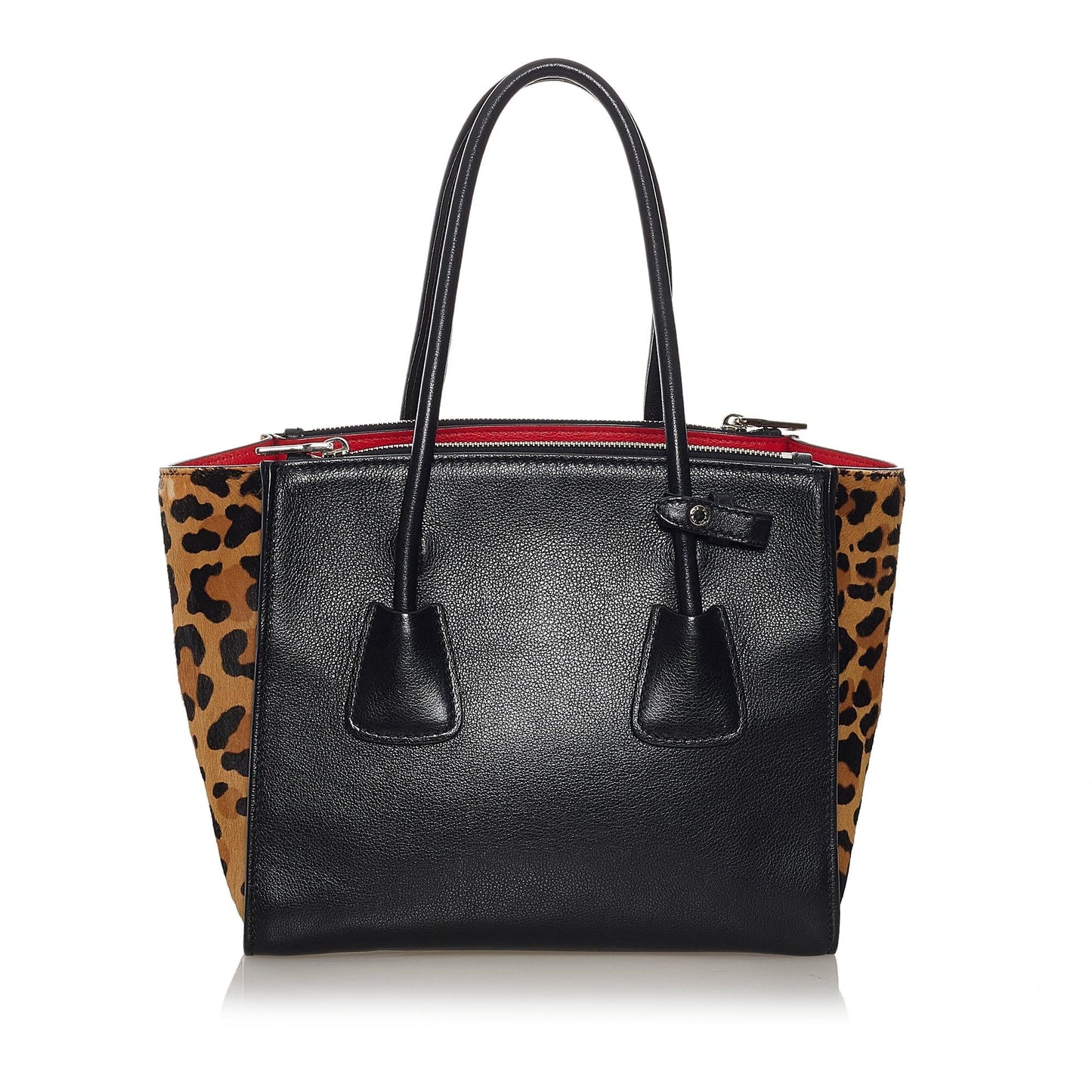 Prada Leather Twin Pocket Satchel - Rovelle Bags