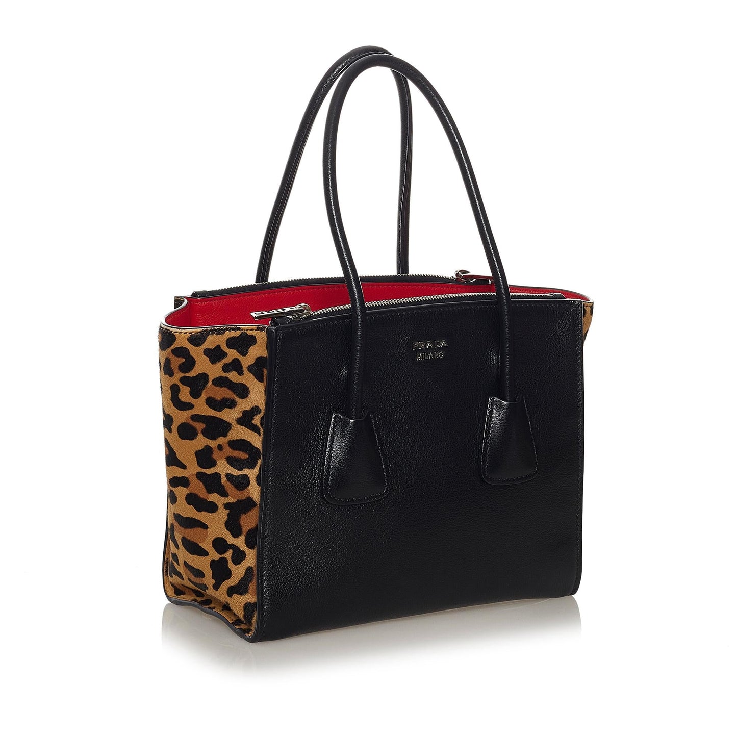 Prada Leather Twin Pocket Satchel - Rovelle Bags