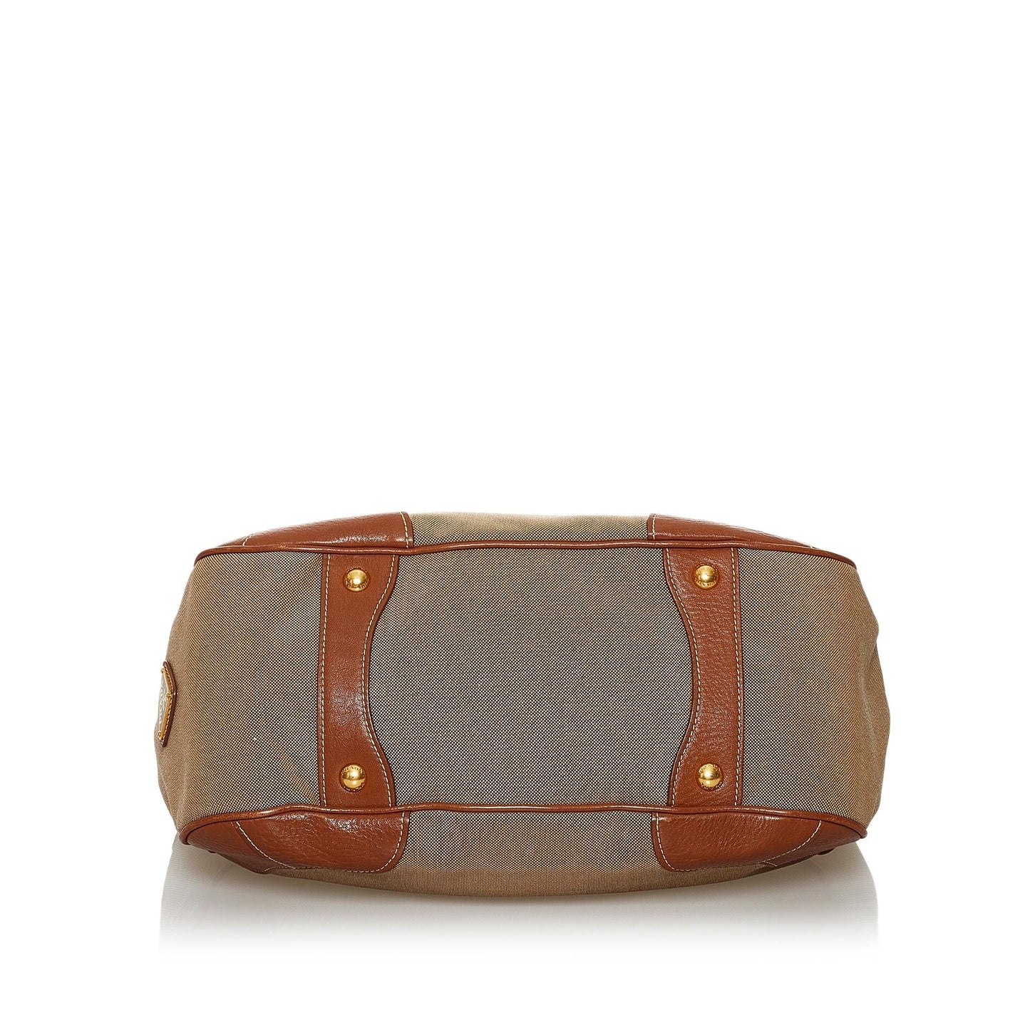 Prada Logo Canvas Shoulder Bag - Rovelle Bags