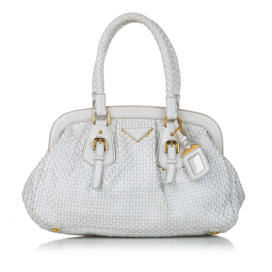 Prada Madras Frame Handbag - Rovelle Bags