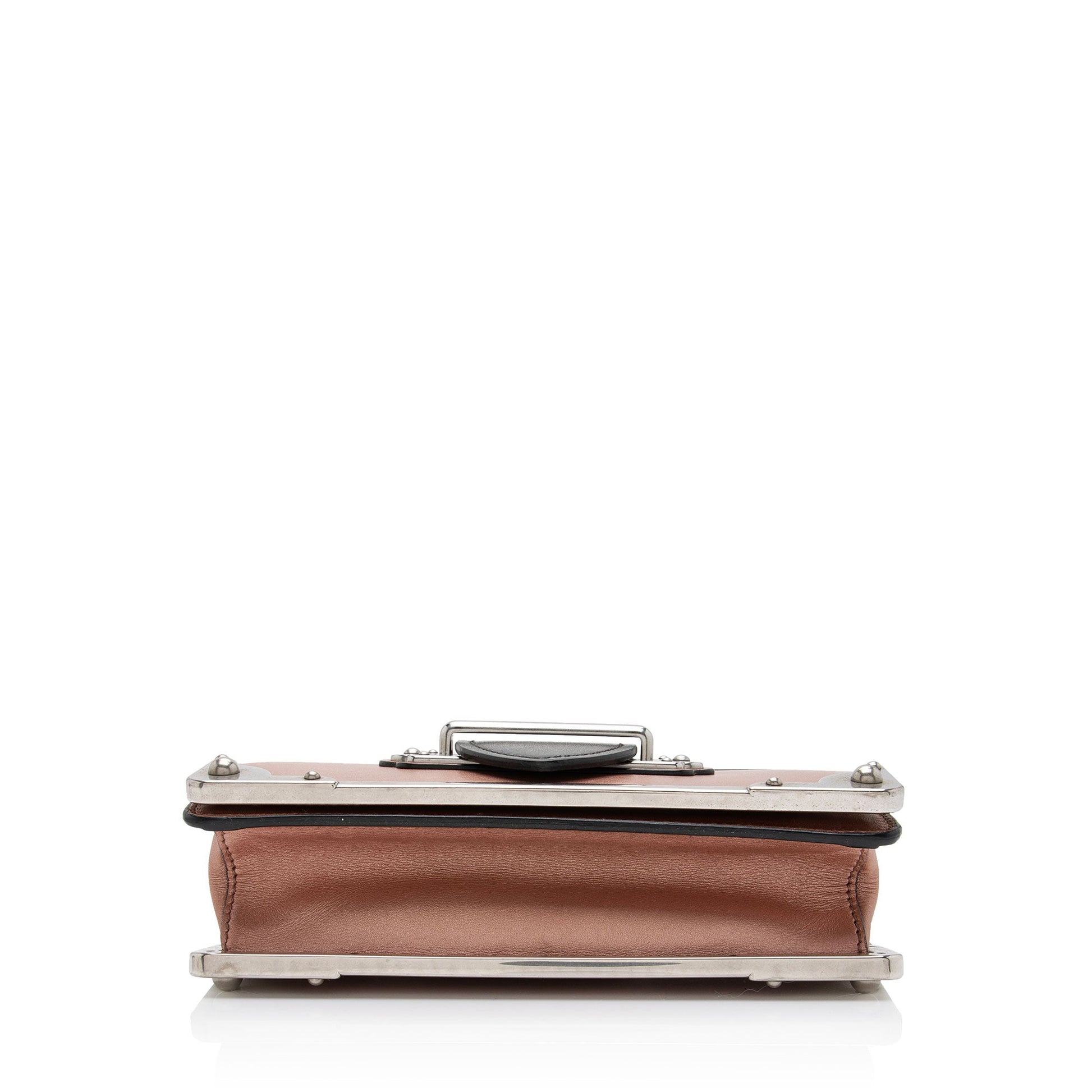 Prada Metallic Saffiano Cahier Shoulder Bag - Rovelle Bags