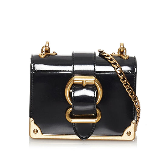 Prada Micro Spazzolato Cahier Crossbody Bag - Rovelle Bags