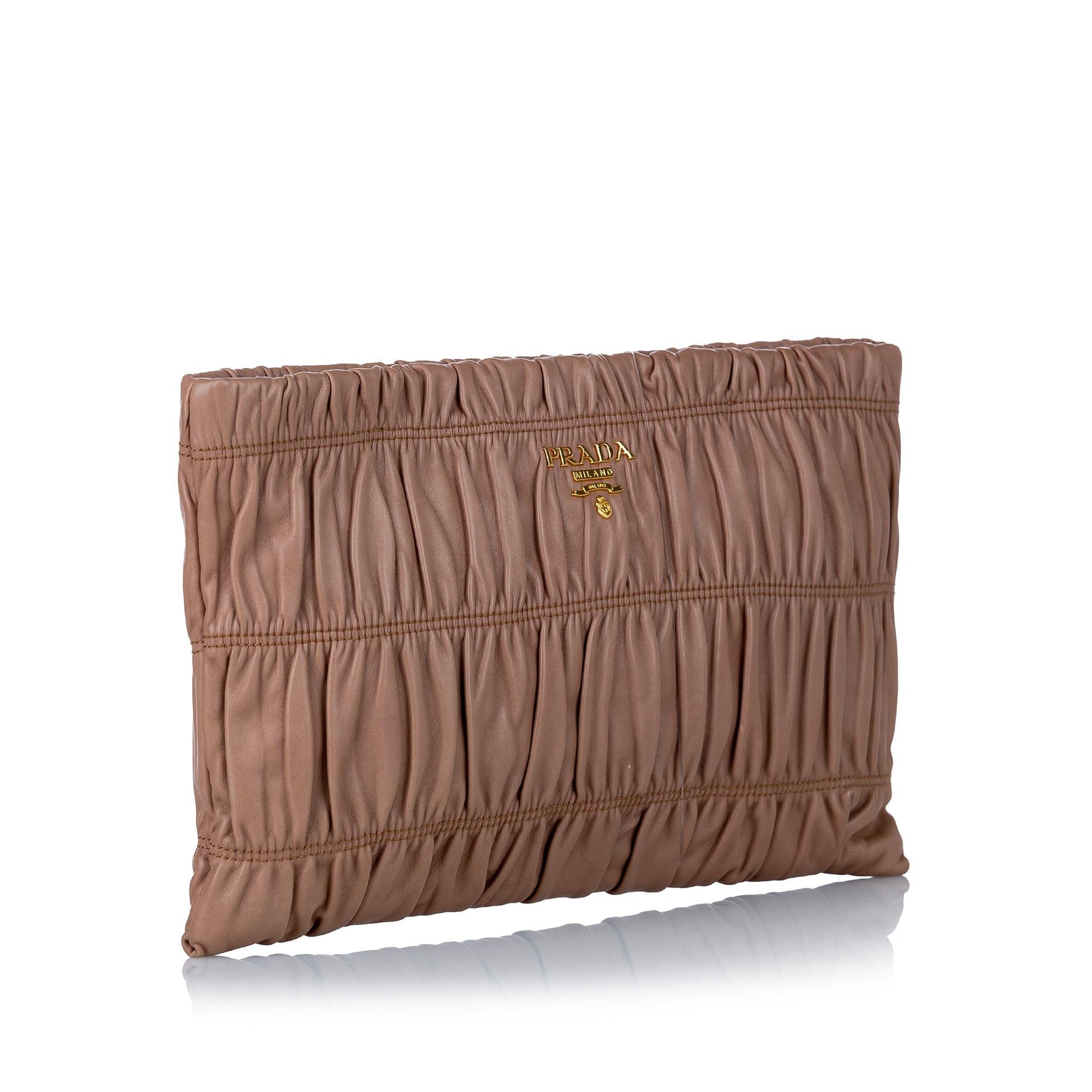 Prada Nappa Gaufre Clutch Bag Handbag Style 2 - Rovelle Bags