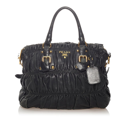 Prada Nappa Gaufre Satchel Style 18 - Rovelle Bags