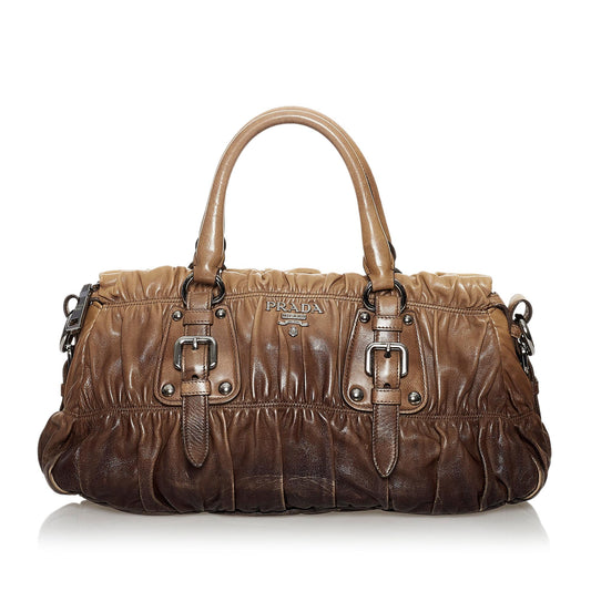 Prada Nappa Gaufre Satchel Style 10 - Rovelle Bags