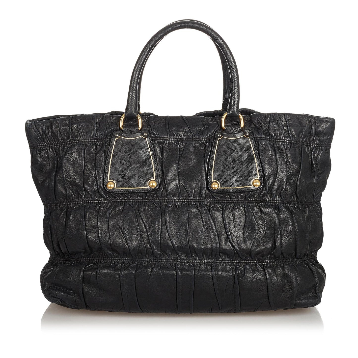 Prada Nappa Gaufre Tote Handbag Style 2 - Rovelle Bags