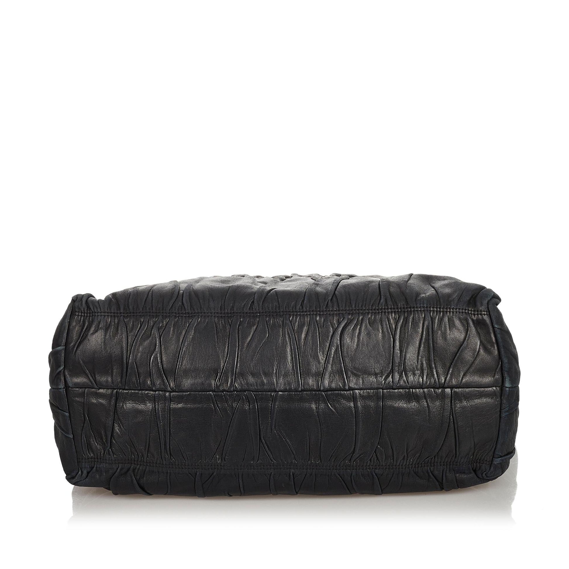 Prada Nappa Gaufre Tote Handbag Style 2 - Rovelle Bags