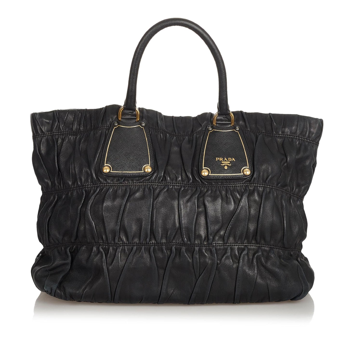Prada Nappa Gaufre Tote Handbag Style 2 - Rovelle Bags