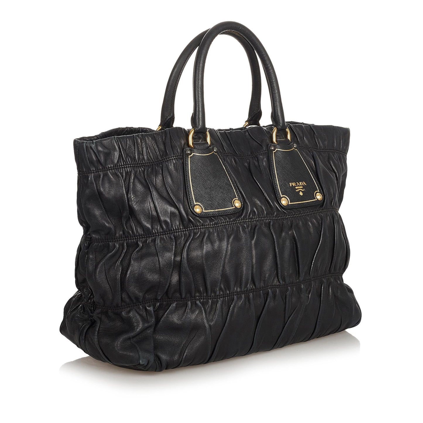 Prada Nappa Gaufre Tote Handbag Style 2 - Rovelle Bags