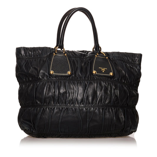 Prada Nappa Gaufre Tote Handbag - Rovelle Bags