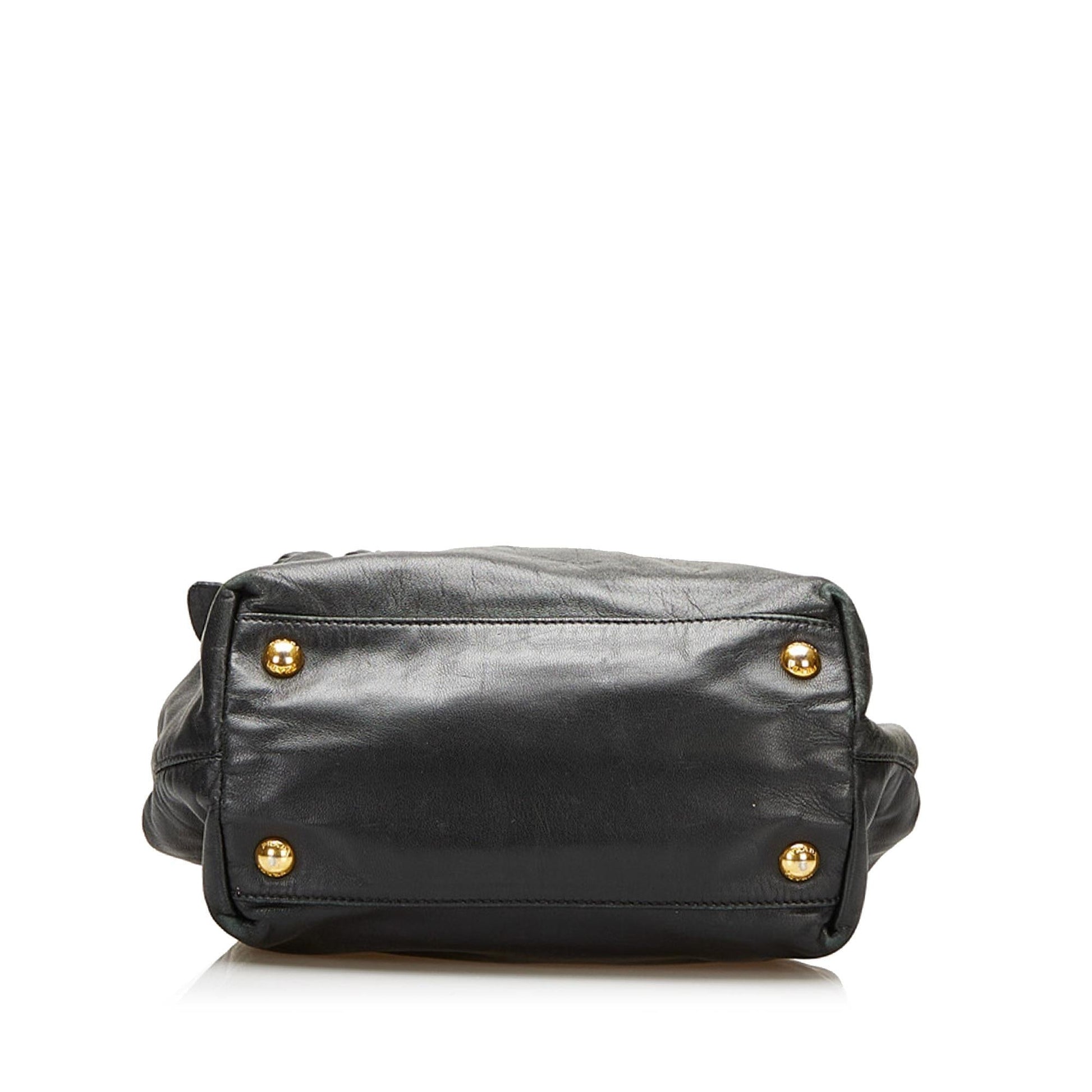 Prada Nappa Rose Leather Satchel - Rovelle Bags