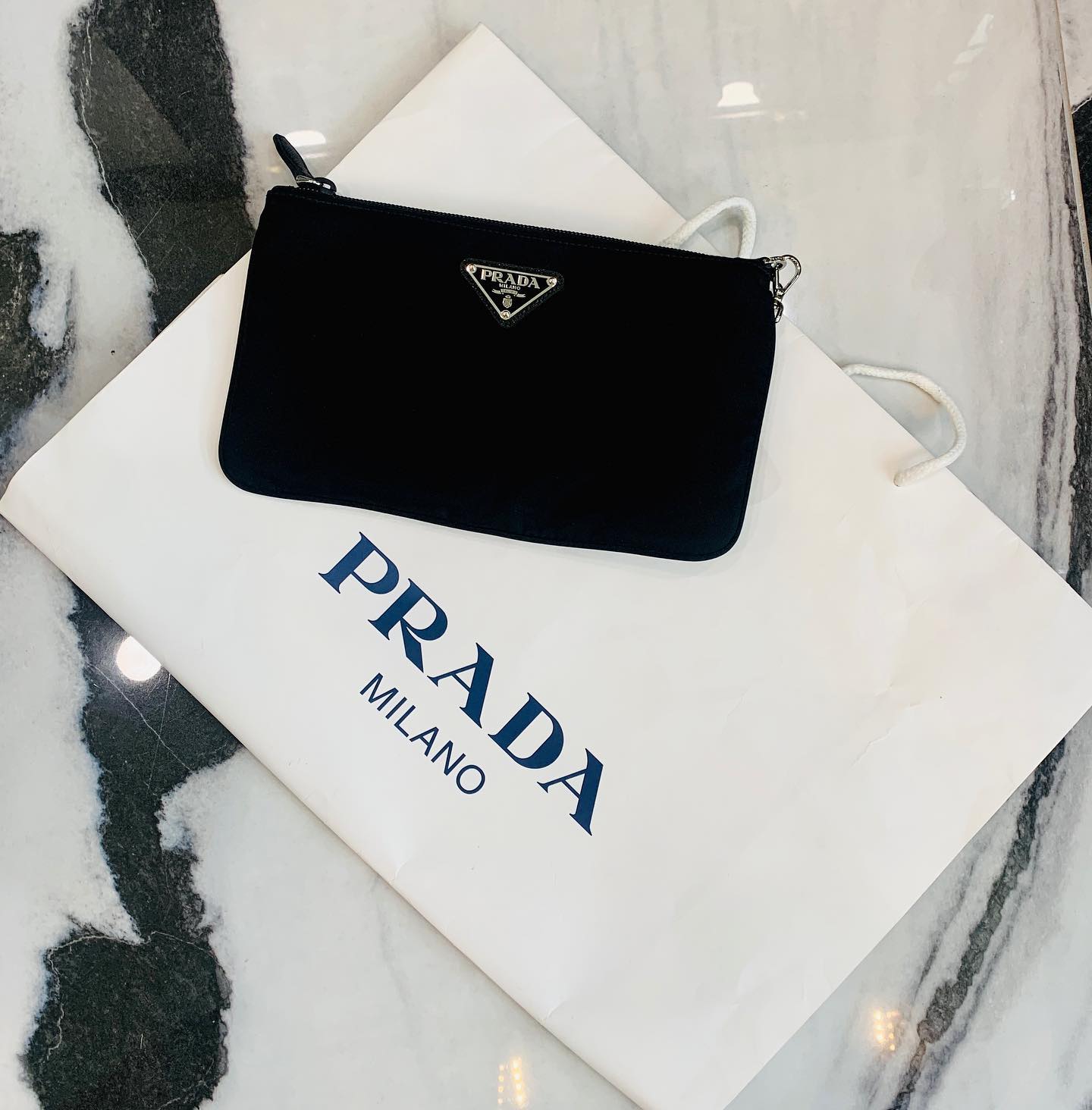 Prada Nylon Clutch - Rovelle Bags