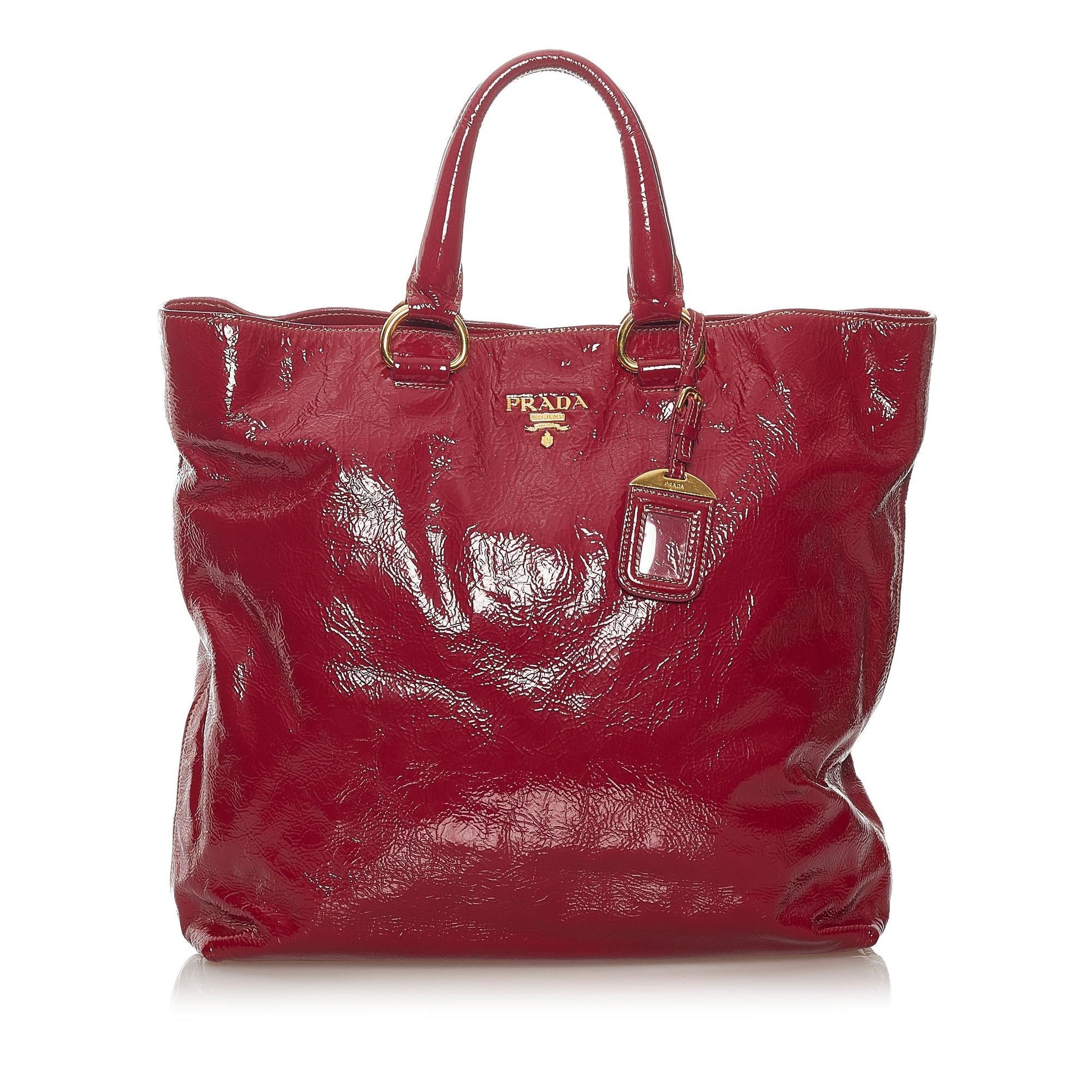 Prada Patent Leather Satchel Style 2 - Rovelle Bags