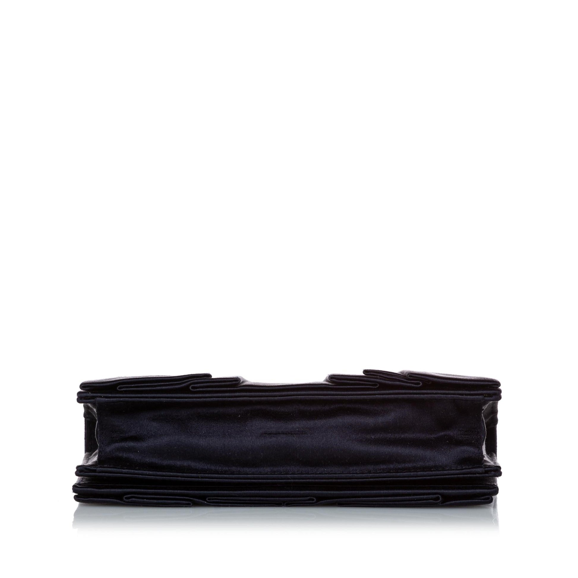 Prada Pleated Satin Clutch Bag - Rovelle Bags
