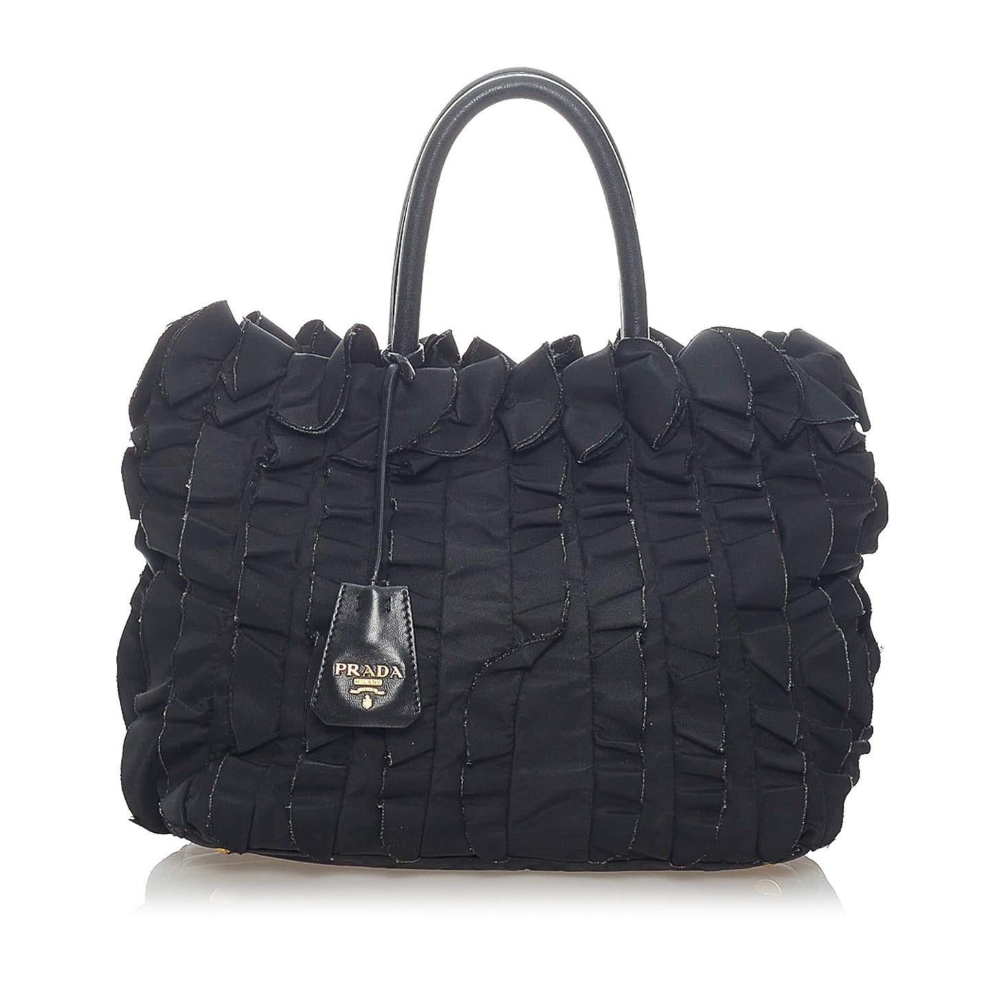 Prada Pleated Tessuto Tote Bag - Rovelle Bags