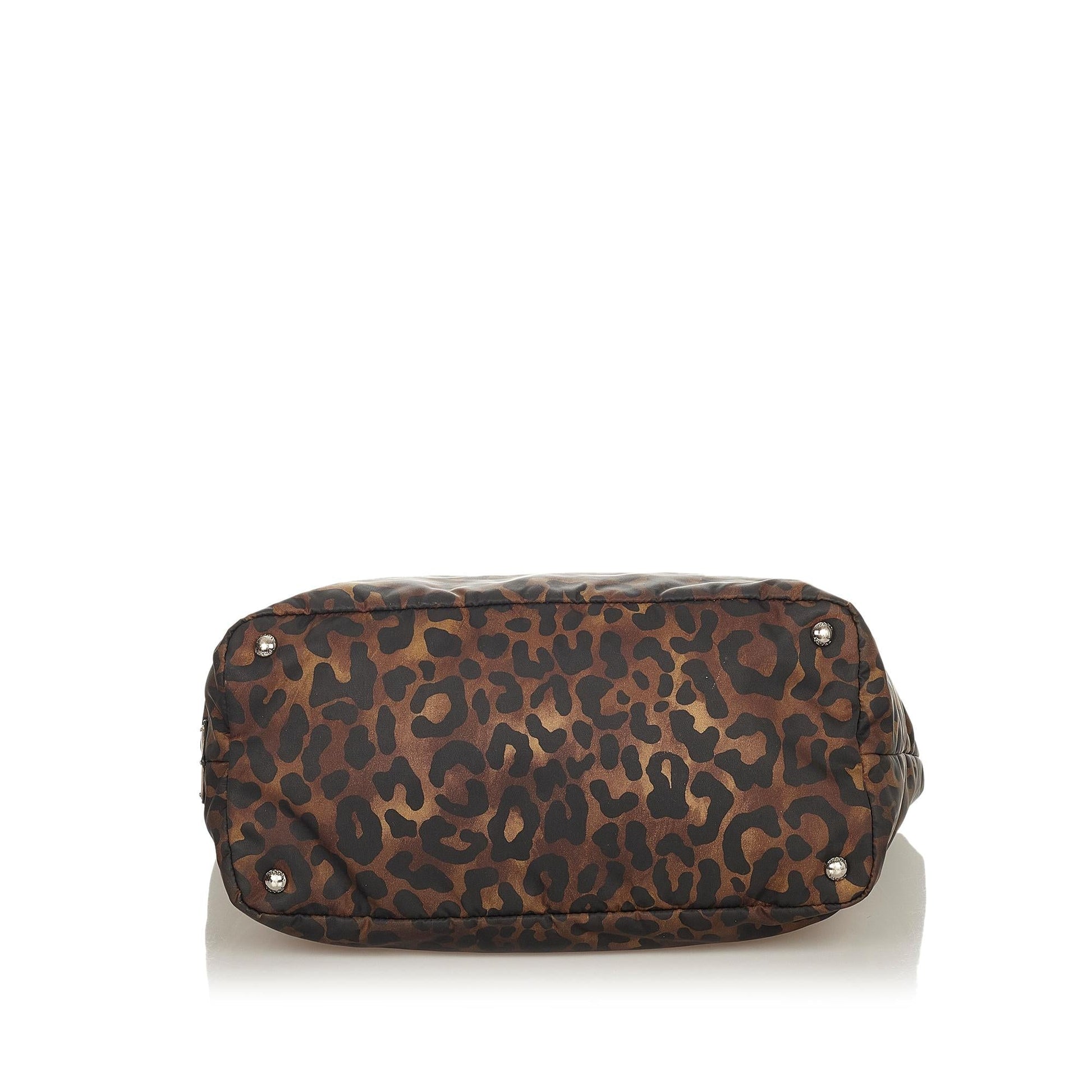 Prada Printed Tessuto Satchel - Rovelle Bags