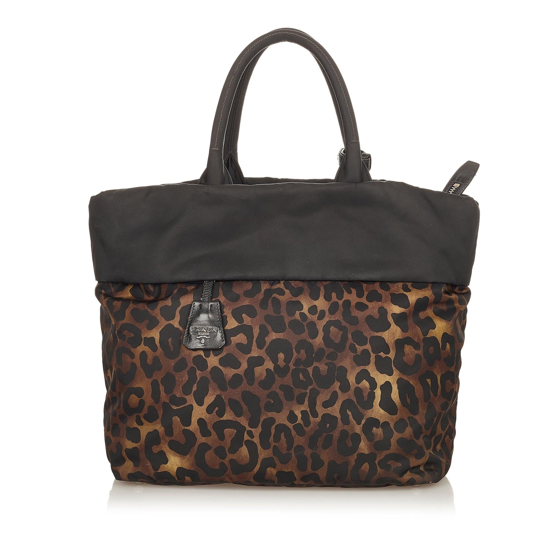 Prada Printed Tessuto Satchel - Rovelle Bags