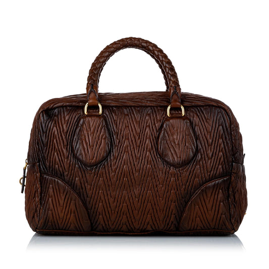 Prada Quilted Leather Handbag - Rovelle Bags