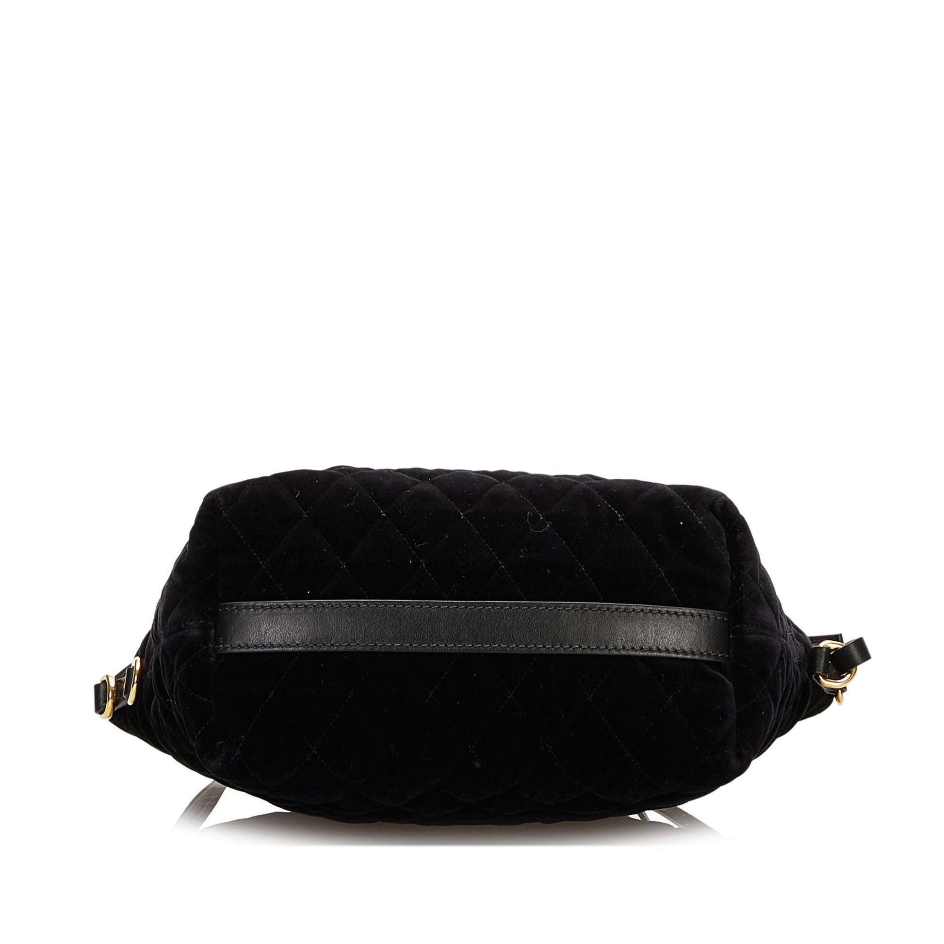 Prada Quilted Velvet Satchel - Rovelle Bags
