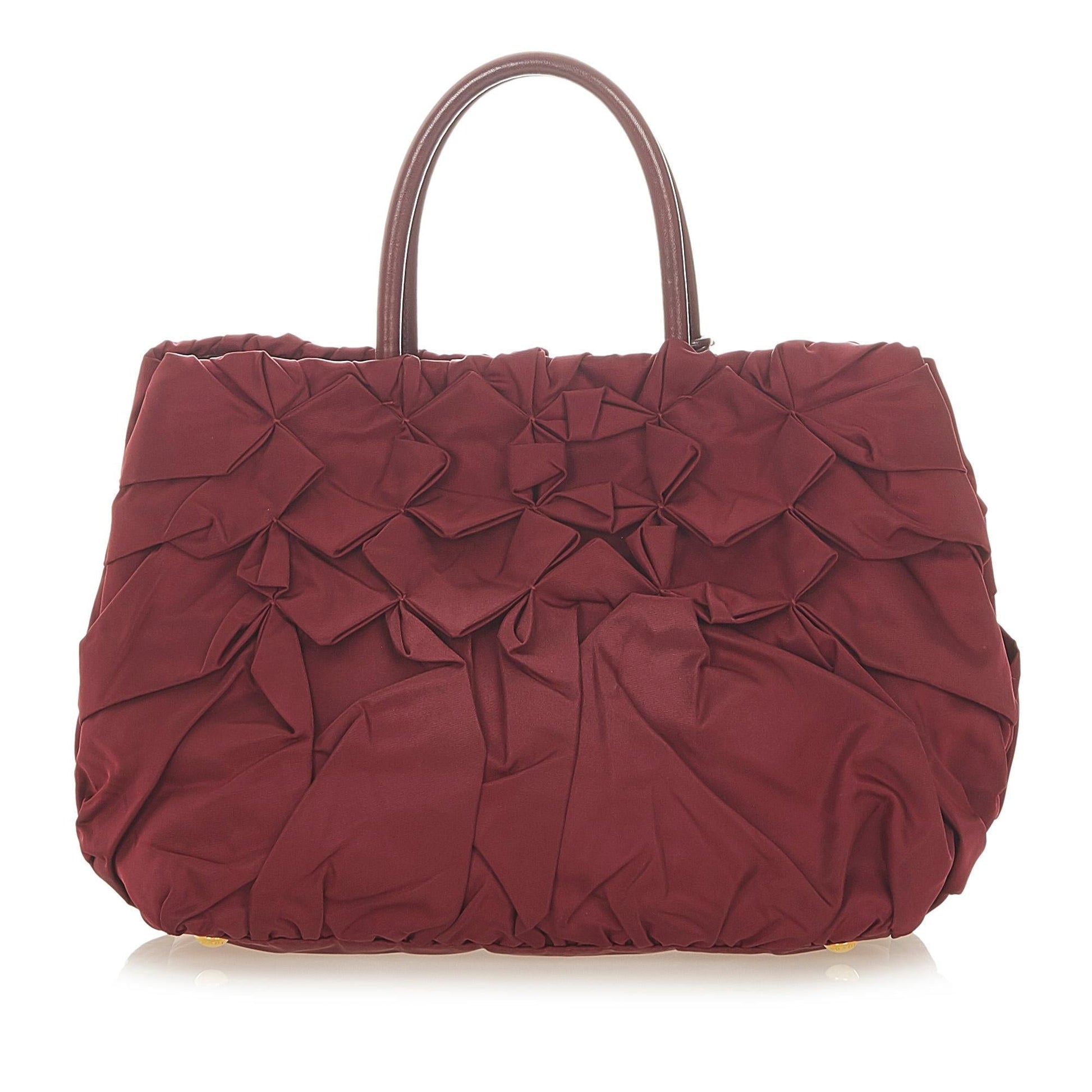 Prada Ruffled Tessuto Tote Bag Style 4 - Rovelle Bags