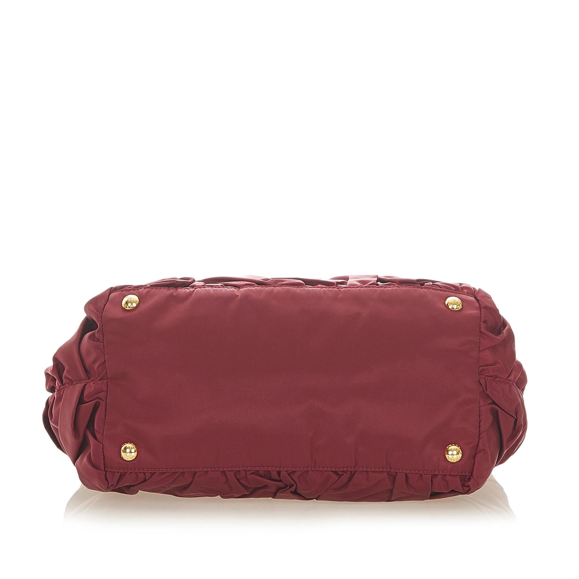 Prada Ruffled Tessuto Tote Bag Style 4 - Rovelle Bags