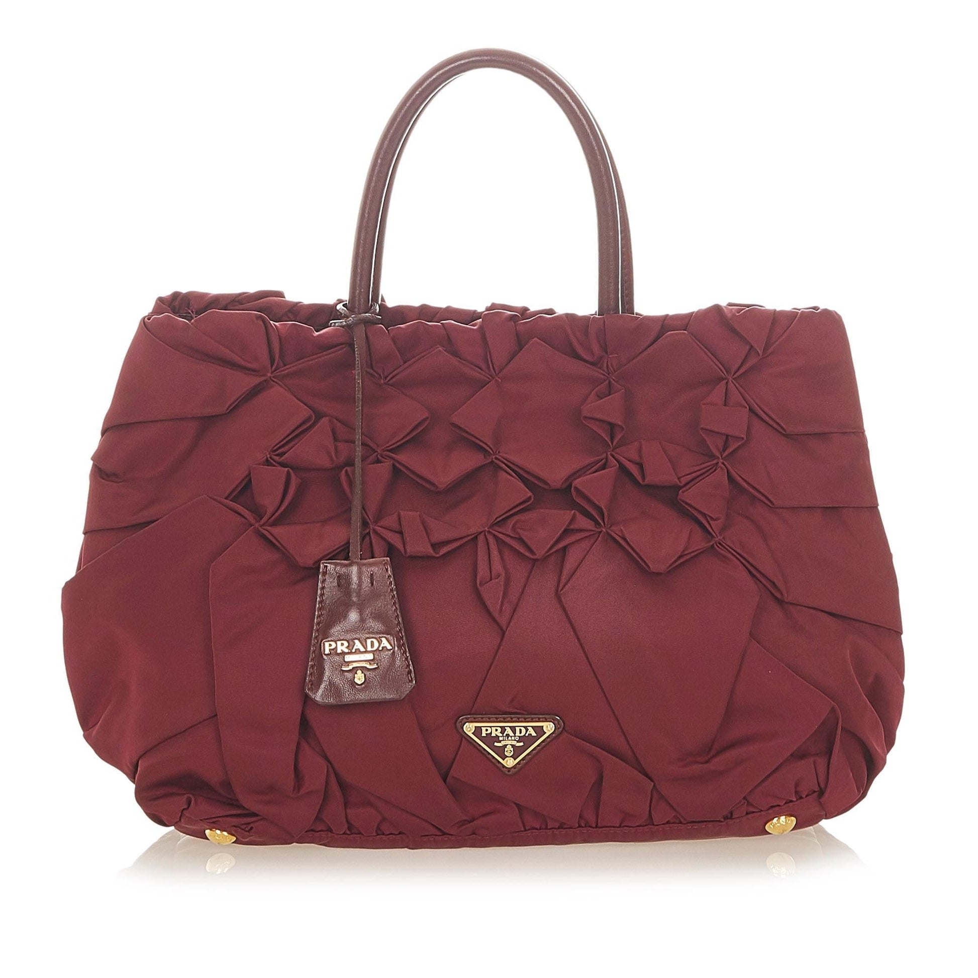 Prada Ruffled Tessuto Tote Bag Style 4 - Rovelle Bags