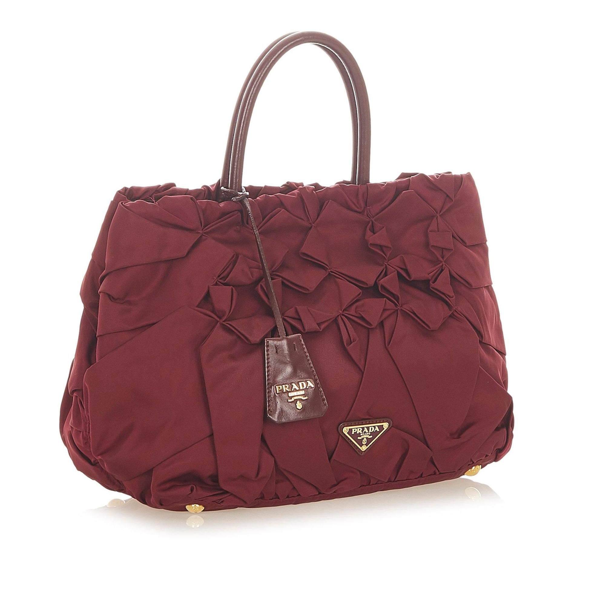 Prada Ruffled Tessuto Tote Bag Style 4 - Rovelle Bags