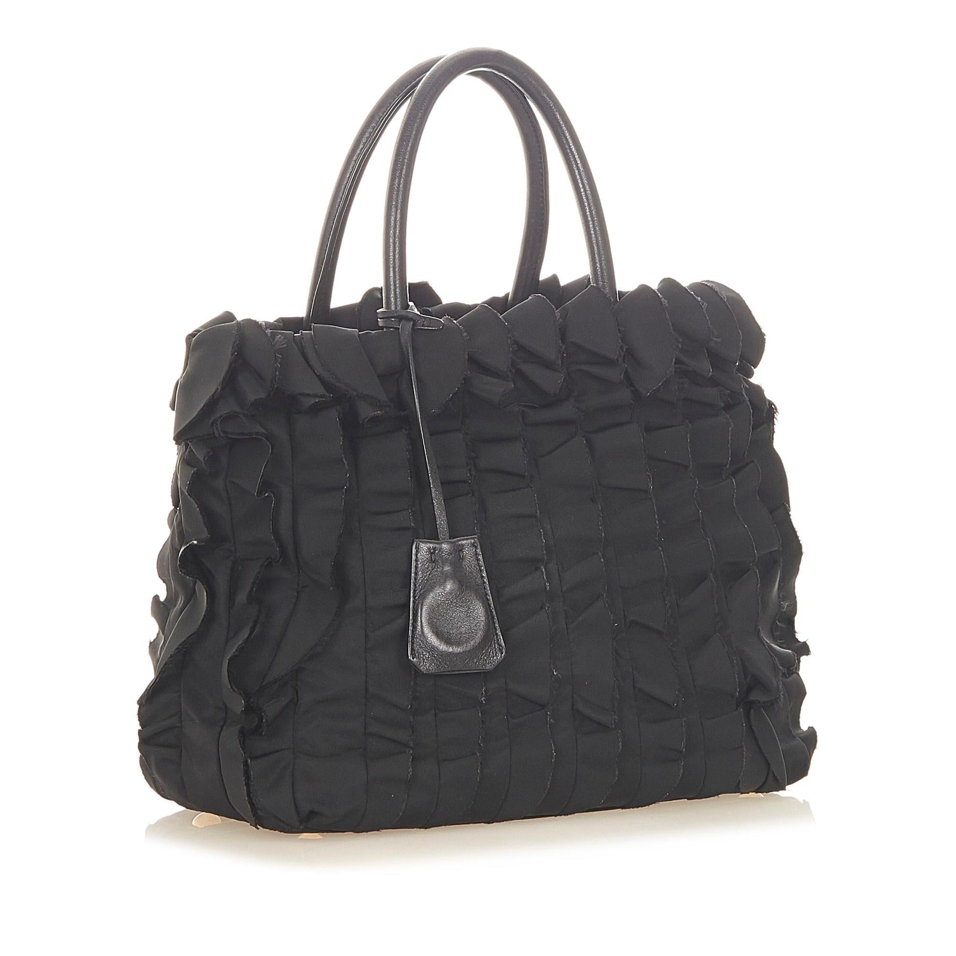 Prada Ruffled Tessuto Tote Bag Style 2 - Rovelle Bags