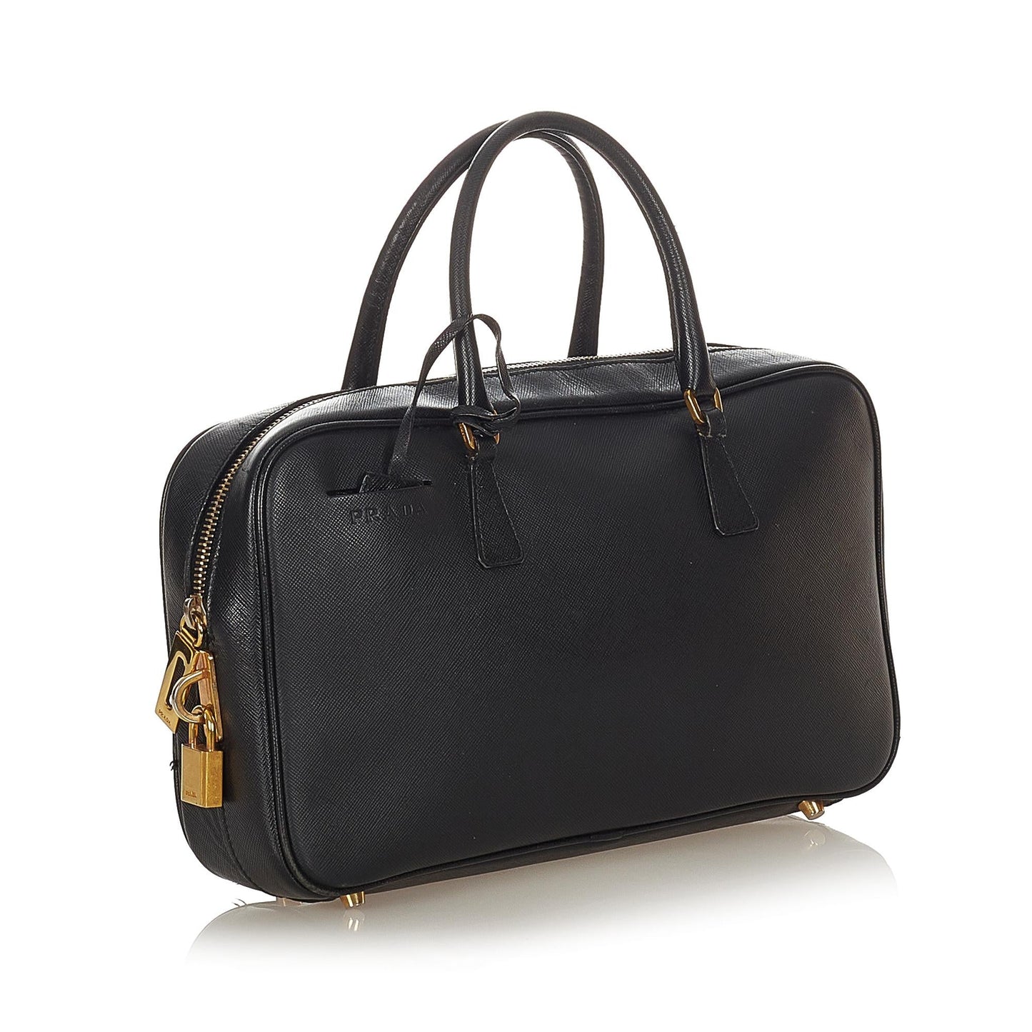 Prada Saffiano Bauletto Handbag Style 3 - Rovelle Bags