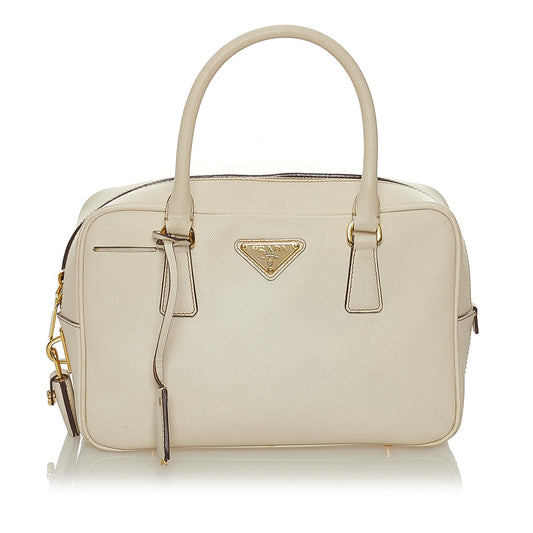 Prada Saffiano Bauletto Handbag Style 7 - Rovelle Bags
