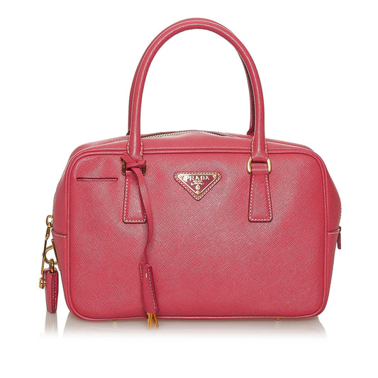 Prada Saffiano Bauletto Handbag Style 6 - Rovelle Bags