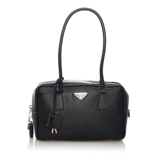 Prada Saffiano Bauletto Handbag Style 4 - Rovelle Bags