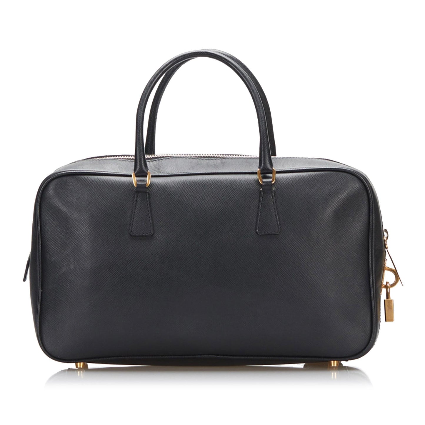Prada Saffiano Bauletto Handbag - Rovelle Bags