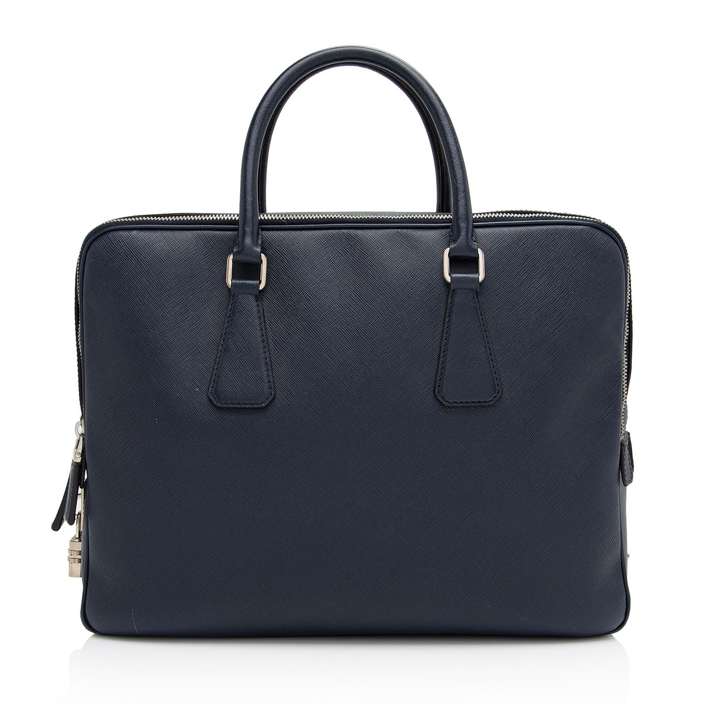 Prada Saffiano Borsa Da Viaggio Travel Briefcase Handbag - Rovelle Bags