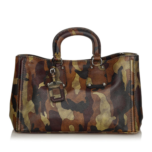 Prada Saffiano Camouflage Satchel - Rovelle Bags