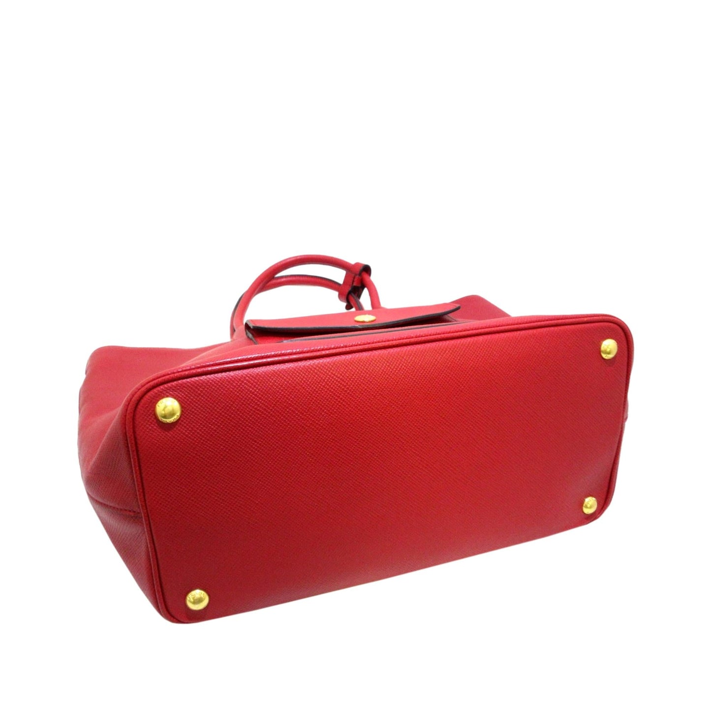 Prada Saffiano Cuir Twin Satchel - Rovelle Bags