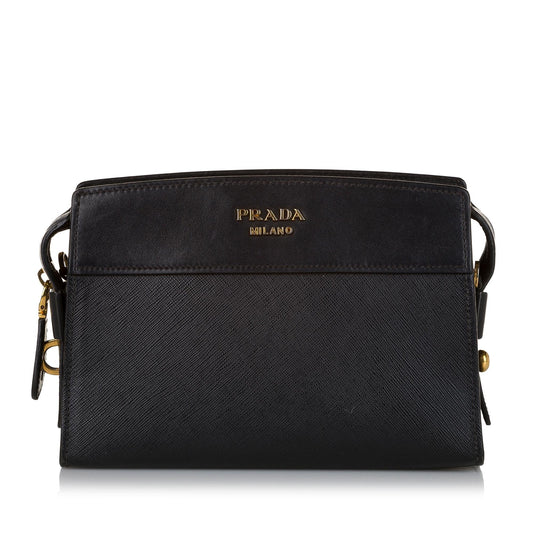 Prada Saffiano Esplanade Crossbody Bag - Rovelle Bags