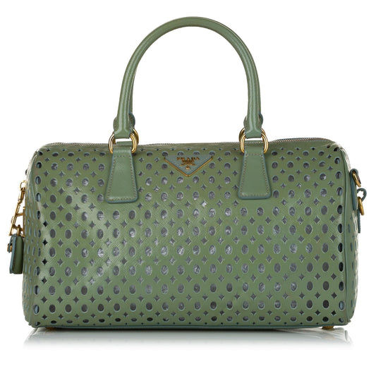 Prada Saffiano Fori Satchel - Rovelle Bags