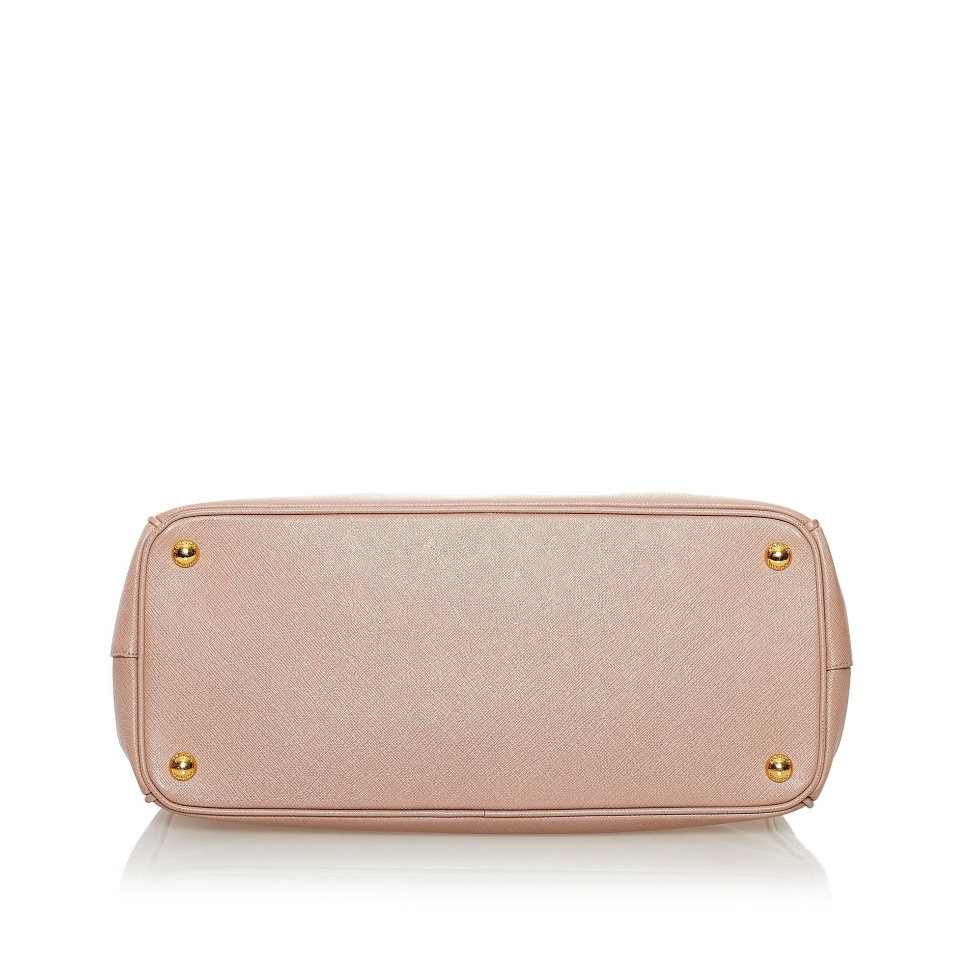 Prada Saffiano Galleria Double Zip Satchel - Rovelle Bags