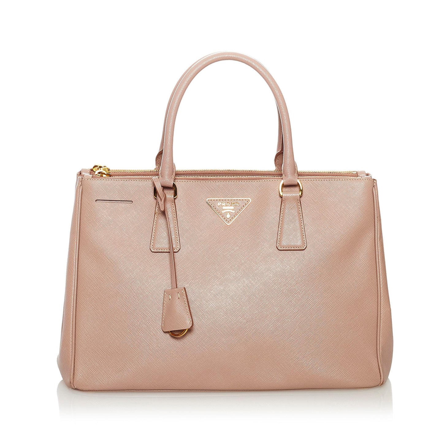 Prada Saffiano Galleria Double Zip Satchel - Rovelle Bags