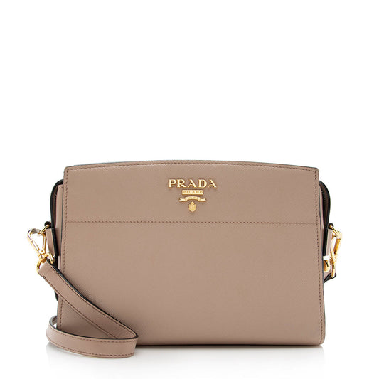 Prada Saffiano Leather Camera Shoulder Bag - Rovelle Bags