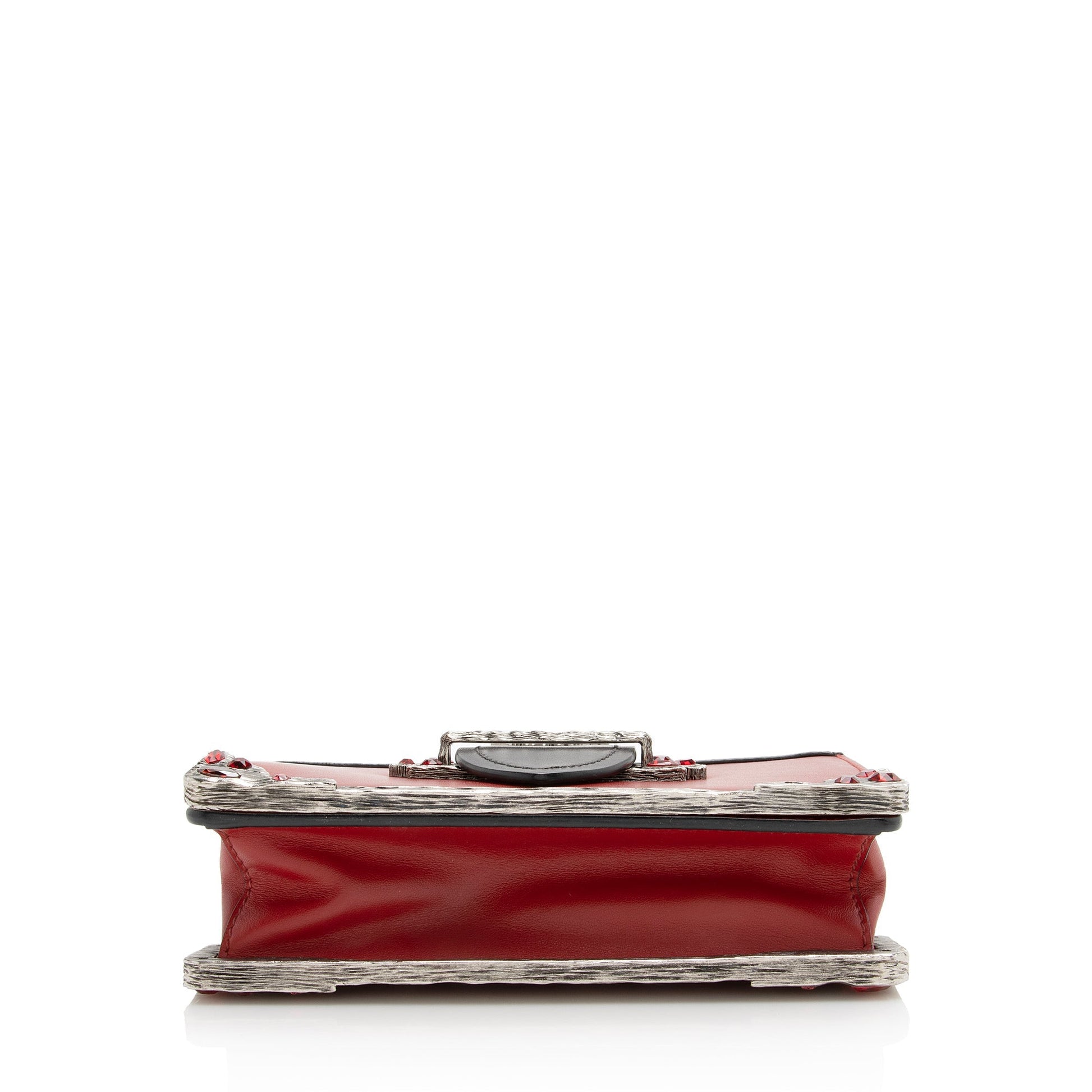 Prada Saffiano Crystal City Cahier Shoulder Bag - Rovelle Bags
