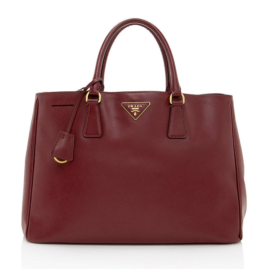 Prada Saffiano Leather Gardeners Tote - Rovelle Bags