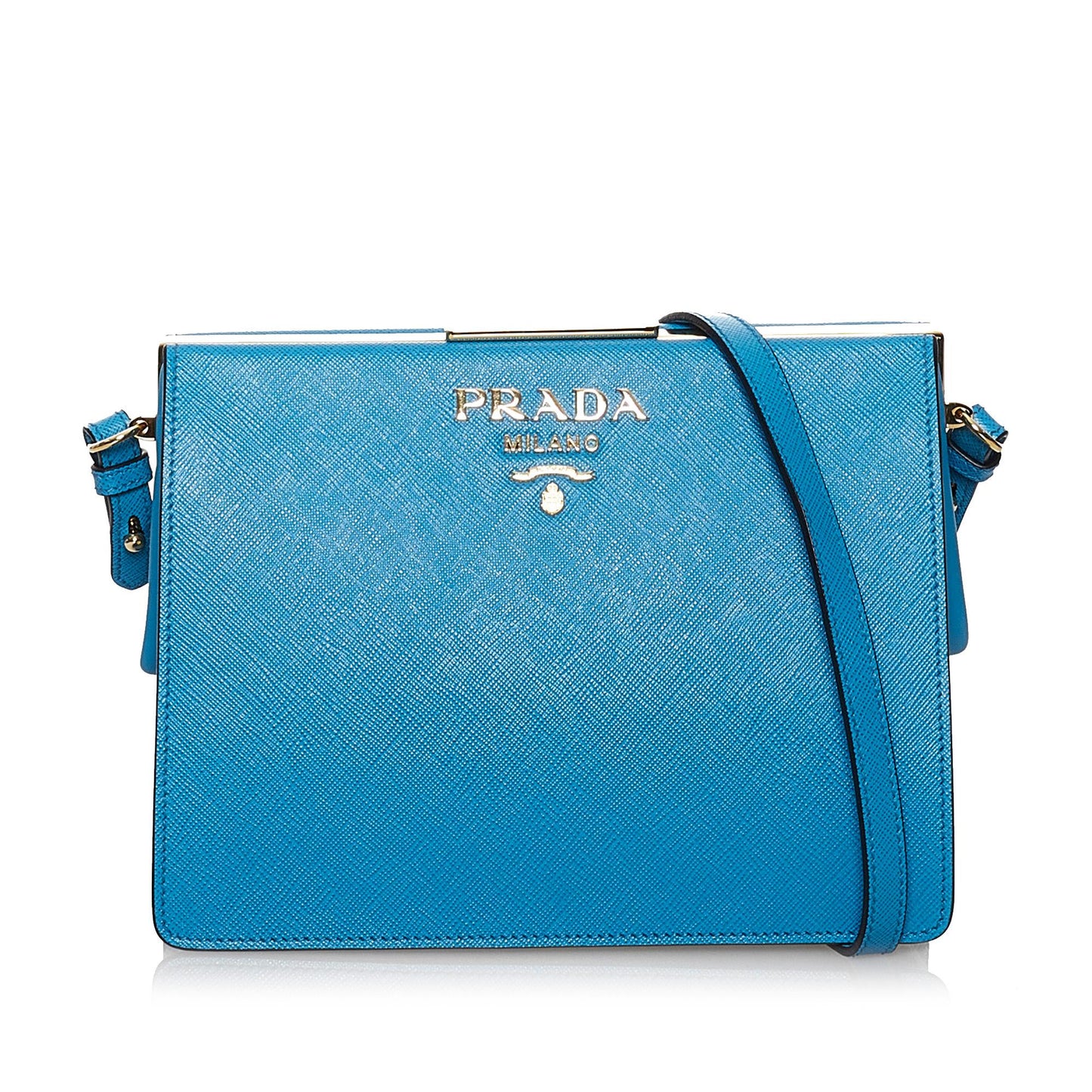 Prada Saffiano Light Frame Crossbody Bag Style 2 - Rovelle Bags